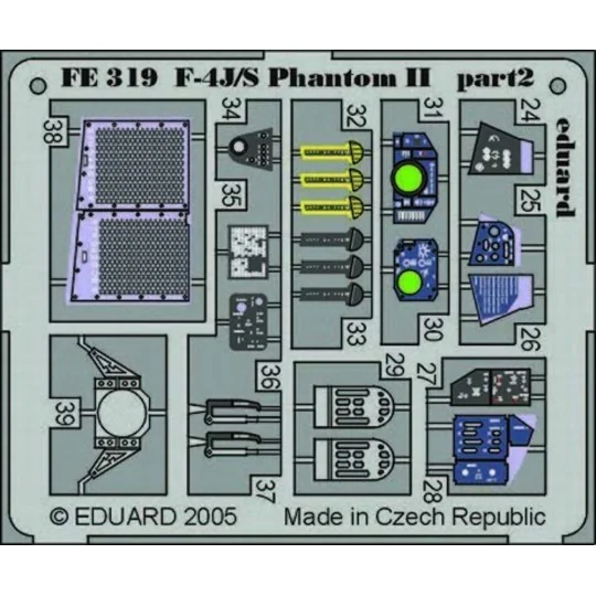 F-4J/S Phantom II, 1/48 - Eduard Accessories FE319