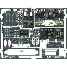 MH-60G Pave Hawk interior - Eduard Accessories FE330
