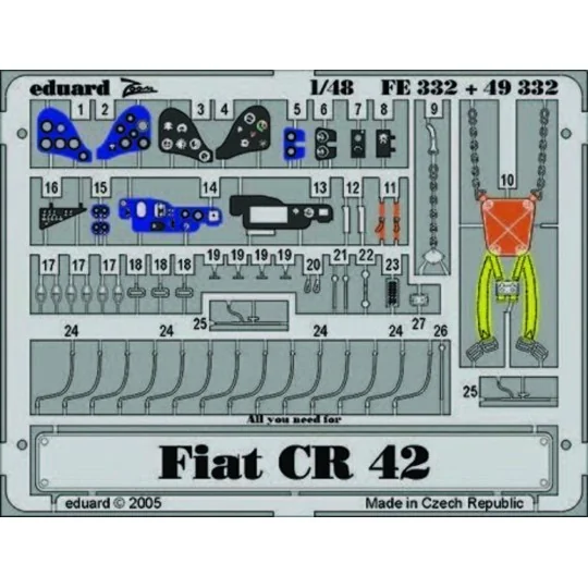 Fiat CR 42 - Eduard Accessories FE332