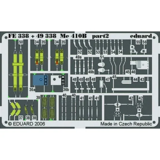 Me 410B für Revell Monogramm Bausatz, 1/48 - Eduard Accessories FE338
