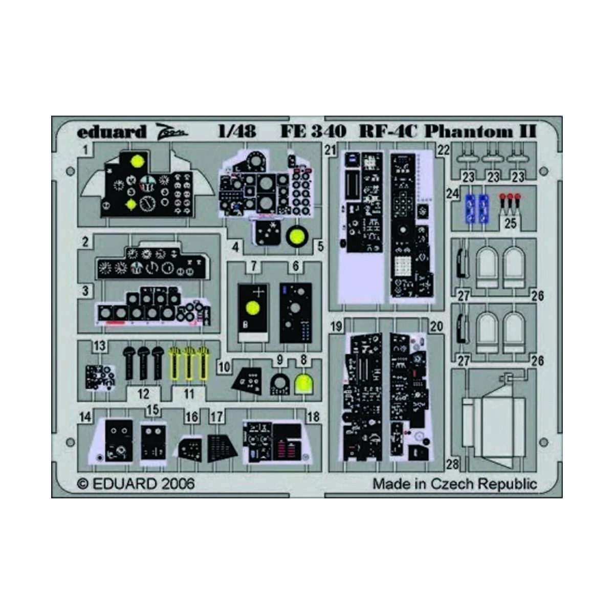 RF-4C Phantom II Für Hasegawa Bausatz - Eduard Accessories FE340