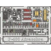 P-39/P-400 Airacobra für Hasegawa Bausatz - Eduard Accessories FE374