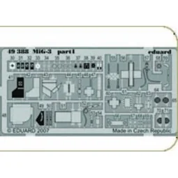 MiG-3 für Trumpeter Bausatz - Eduard Accessories FE388