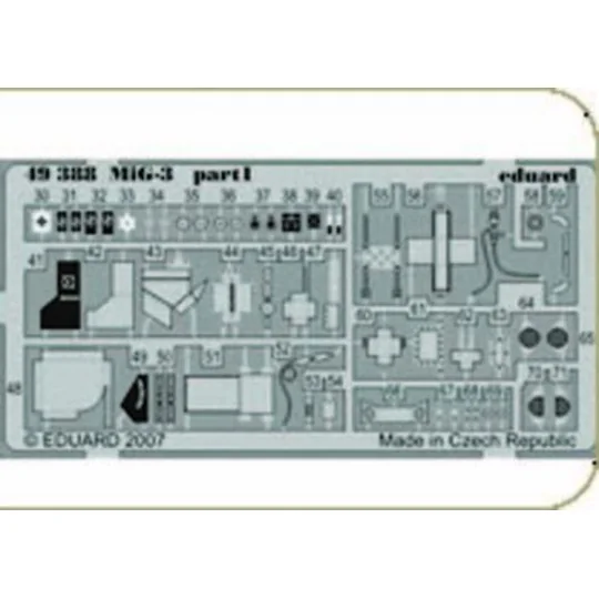 MiG-3 für Trumpeter Bausatz, 1/48 - Eduard Accessories FE388