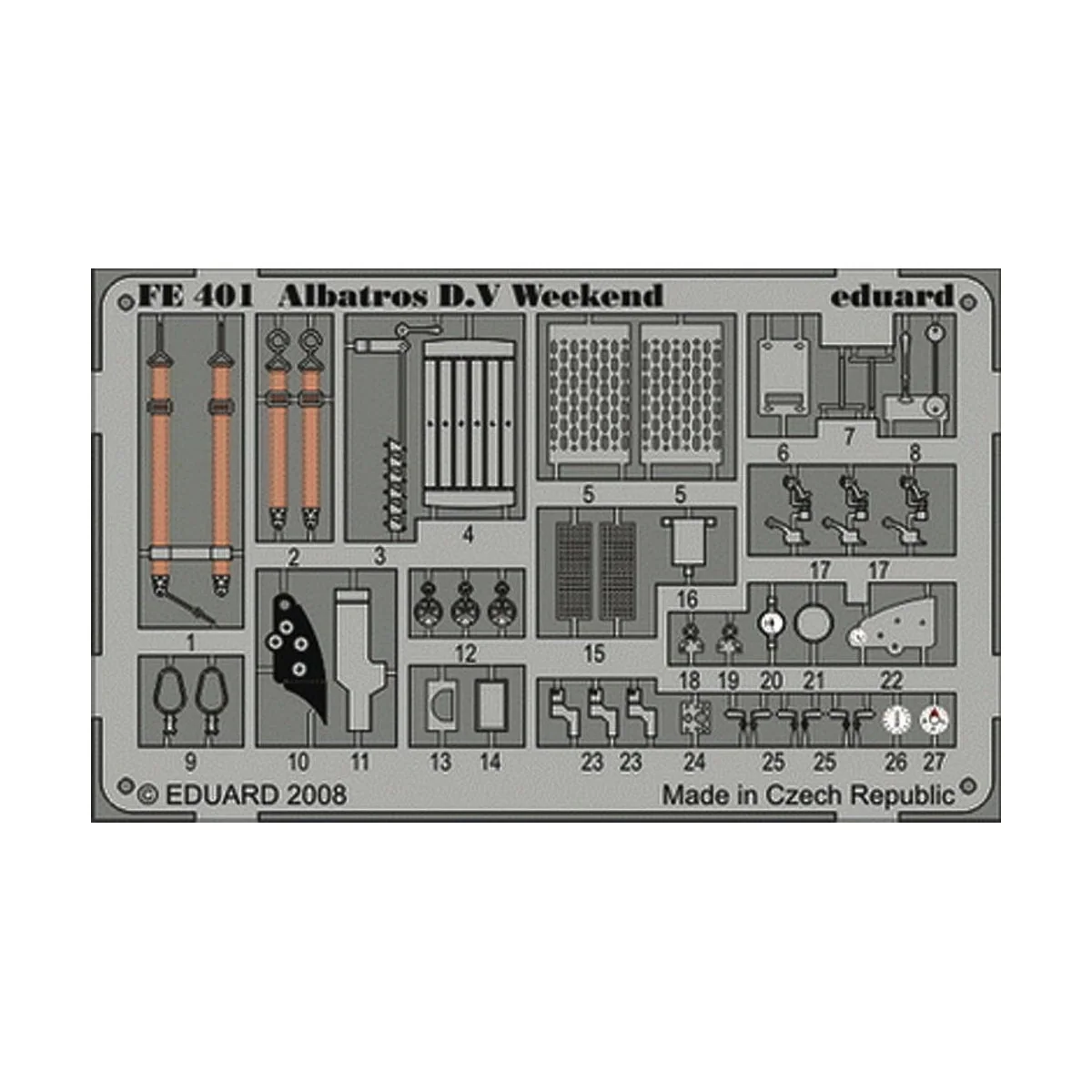 Albatros D.V Weekend für Eduard Bausatz - Eduard Accessories FE401