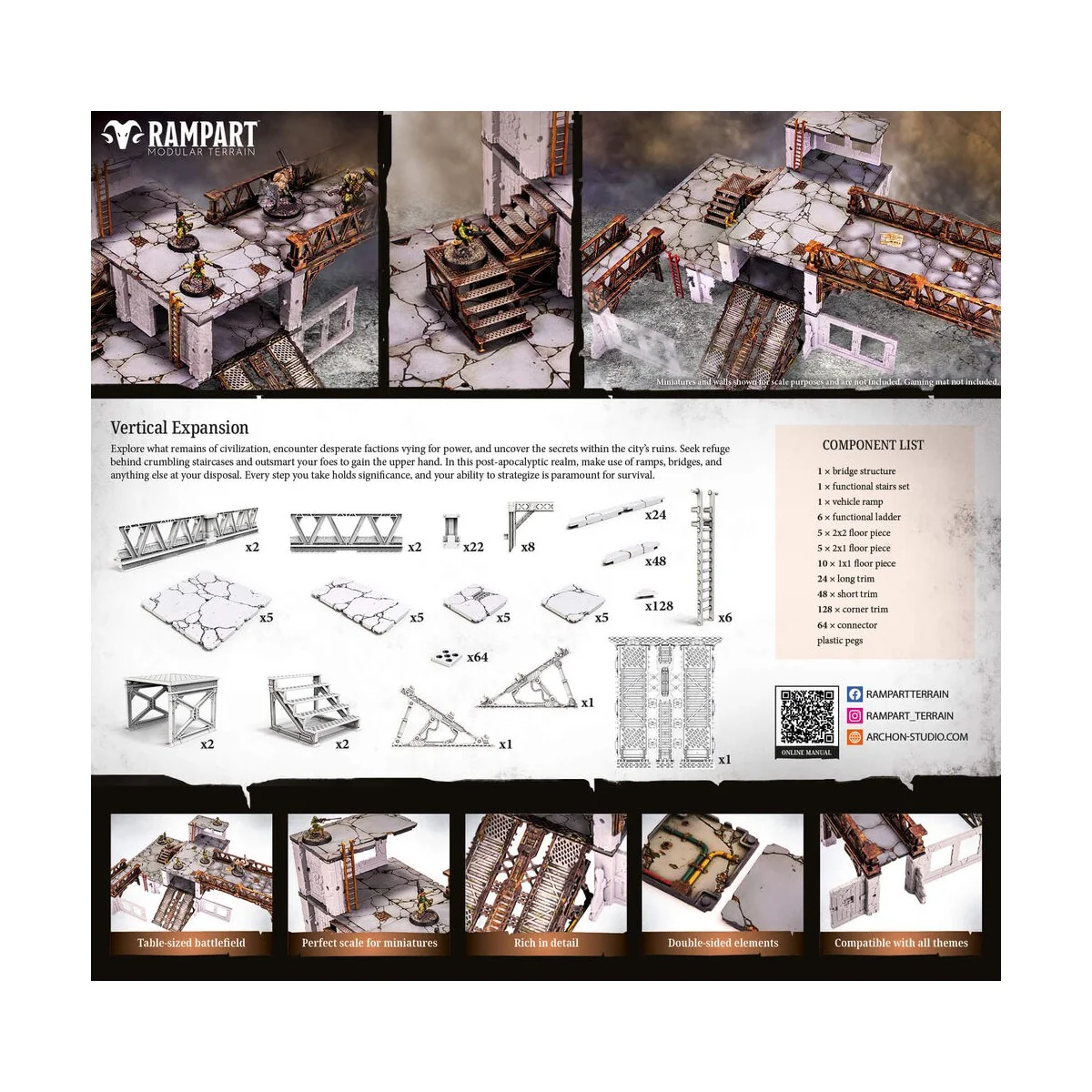 Modular Terrain: VERTICAL EXPANSION - Archon Studio RAM0009
