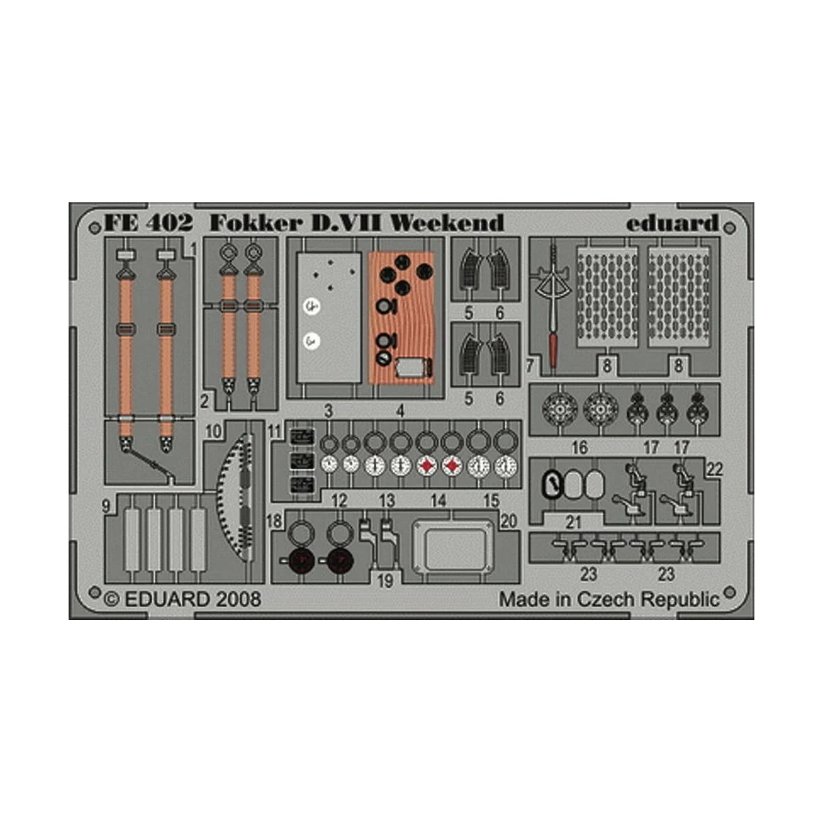 Fokker D.VII Weekend für Eduard Bausatz, 1/48 - Eduard Accessories ...