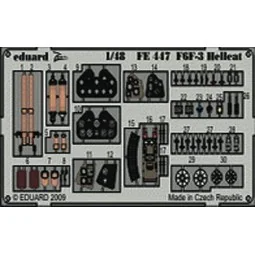 F6F-3 WEEKEND für Eduard Bausatz, 1/48 - Eduard Accessories FE447