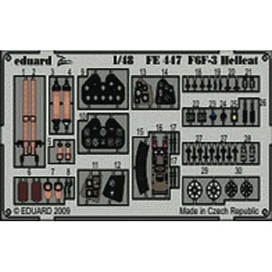 F6F-3 WEEKEND für Eduard Bausatz, 1/48 - Eduard Accessories FE447