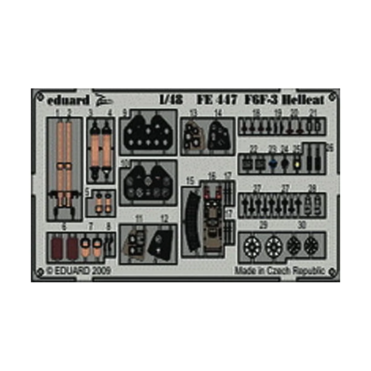 F6F-3 WEEKEND für Eduard Bausatz, 1/48 - Eduard Accessories FE447