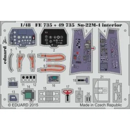 Su-22M-4 interior for Smer, 1/48 - Eduard Accessories FE735