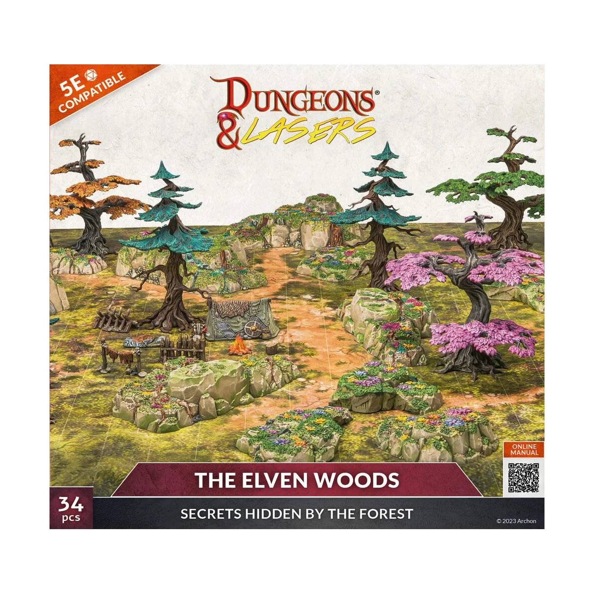 Dungeons & Lasers Starter Set: THE ELVEN WOODS - Archon Studio DNL0056