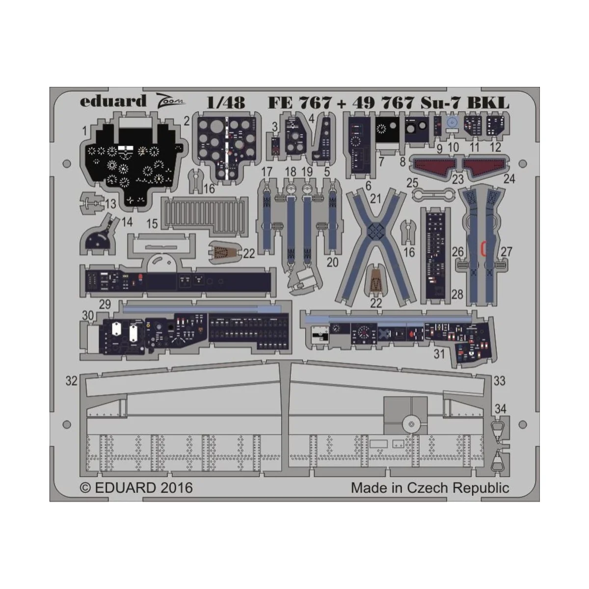Su-7 for SMER - Eduard Accessories FE767