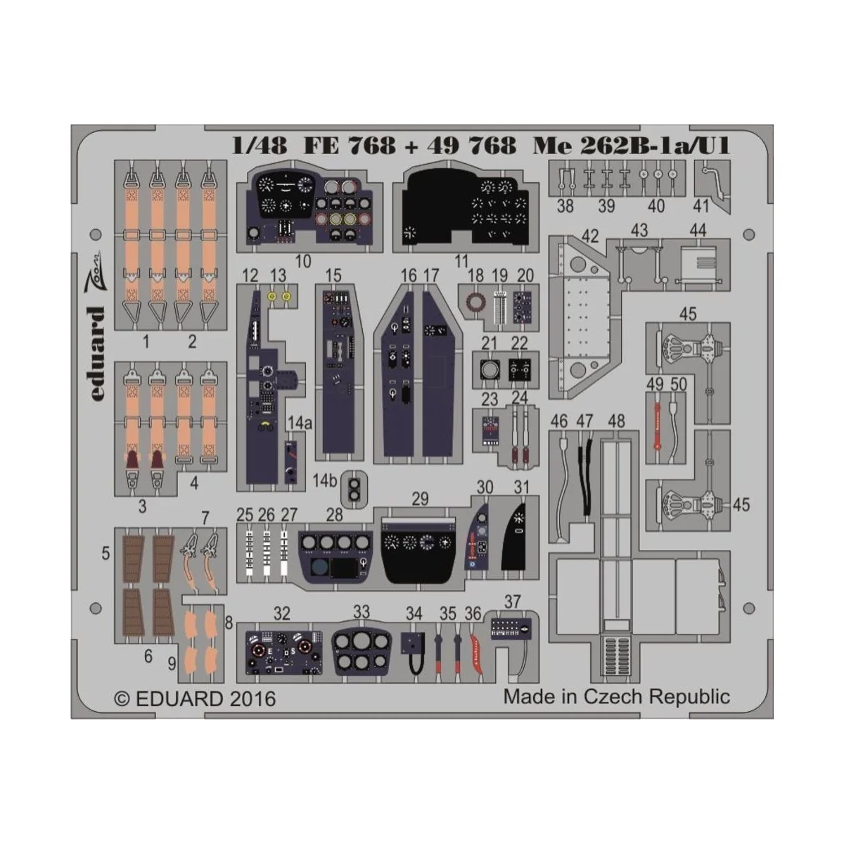 Me 262B-1a/U1 - Eduard Accessories FE768