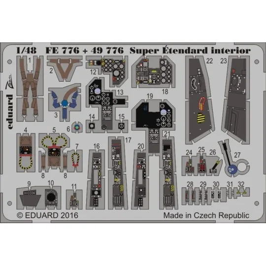Super Etendard interior for Kinetic - Eduard Accessories FE776