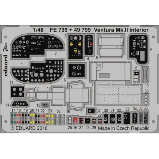 Ventura Mk.II for Revell, 1/48 - Eduard Accessories FE799