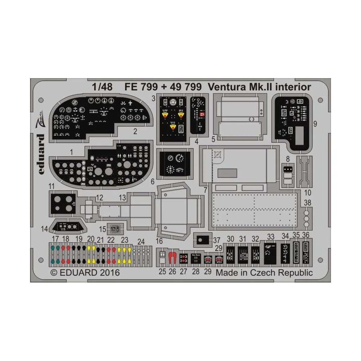 Ventura Mk.II for Revell, 1/48 - Eduard Accessories FE799