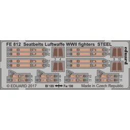 Seatbelts Luftwaffe WWII fighters STEEL, 1/48 - Eduard Accessories ...