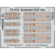 Seatbelts RAF late STEEL - Eduard Accessories FE818