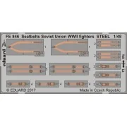 Seatbelts Soviet Union WW2 fighters STEE, 1/48 - Eduard Accessories...