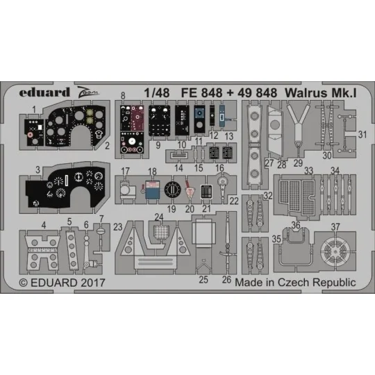 Walrus Mk.I for Airfix - Eduard Accessories FE848