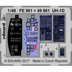 UH-1D for Kitty Hawk, 1/48 - Eduard Accessories FE861