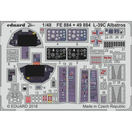 L-39C Albatros for Trumpeter, 1/48 - Eduard Accessories FE884