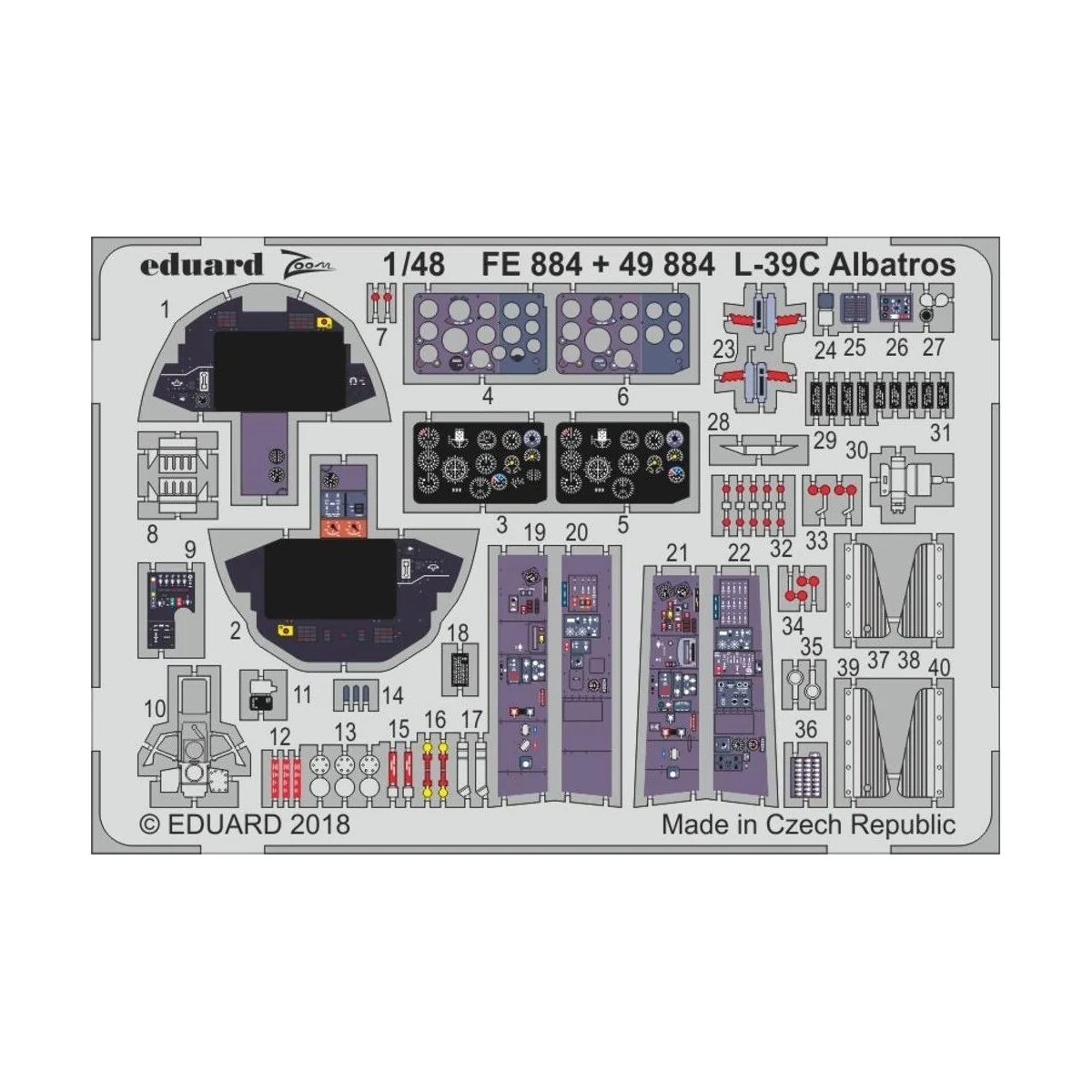 L-39C Albatros for Trumpeter - Eduard Accessories FE884