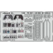 Bf 109G-6 for Tamiya - Eduard Accessories FE891