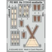 HE 111H-6 seatbelts STEEL for ICM - Eduard Accessories FE905