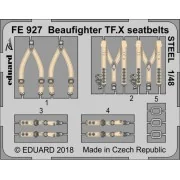Beaufighter TF.X seatbelts STEEL f.Revell, 1/48 - Eduard Accessorie...