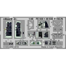 F-16C/N for Tamiya - Eduard Accessories FE930