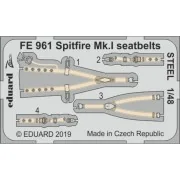 Spitfire Mk.I seatbelts STEEL f. Tamiya - Eduard Accessories FE961