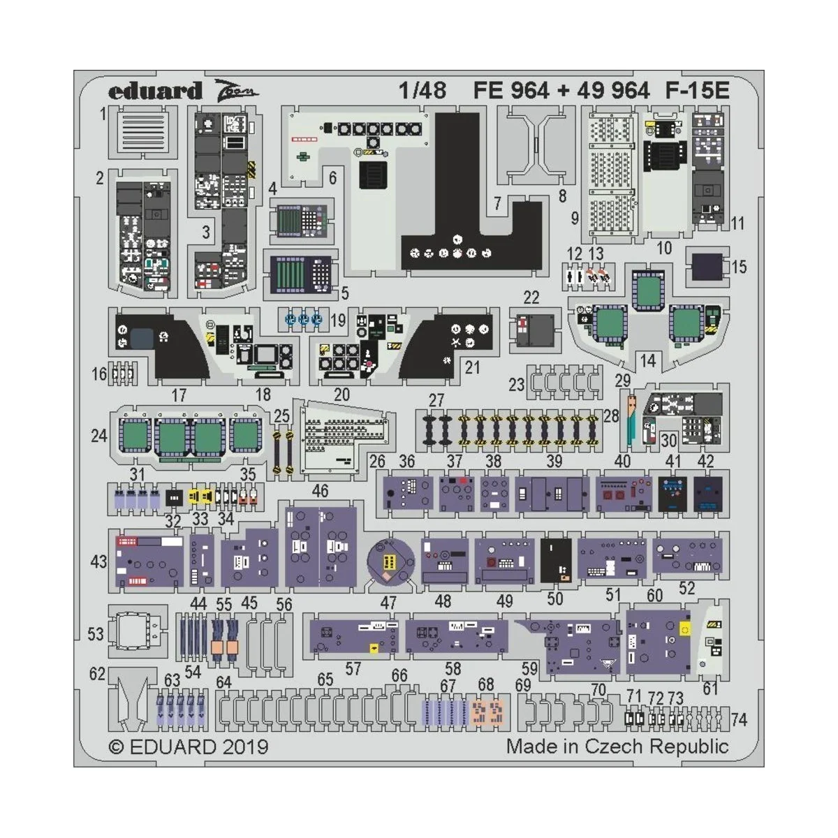 F-15E for Great Wall Hobby, 1/48 - Eduard Accessories FE964