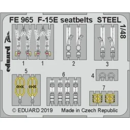 F-15E seatbelts STEEL f.Great Wall Hobby - Eduard Accessories FE965