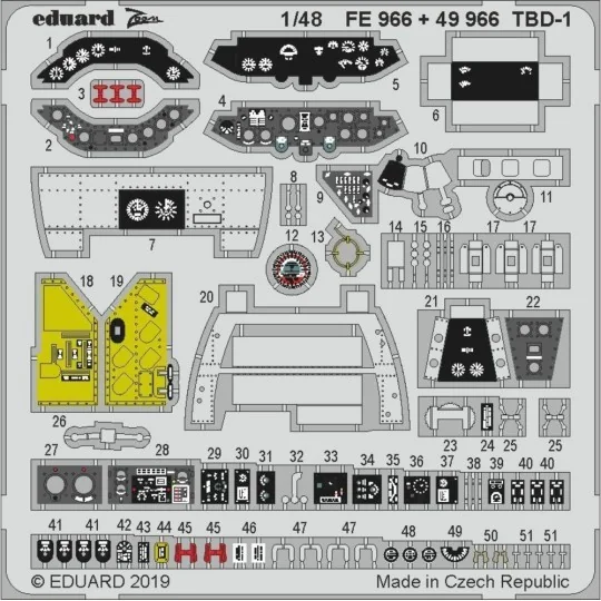 TBD-1 for Great Wall Hobby, 1/48 - Eduard Accessories FE966