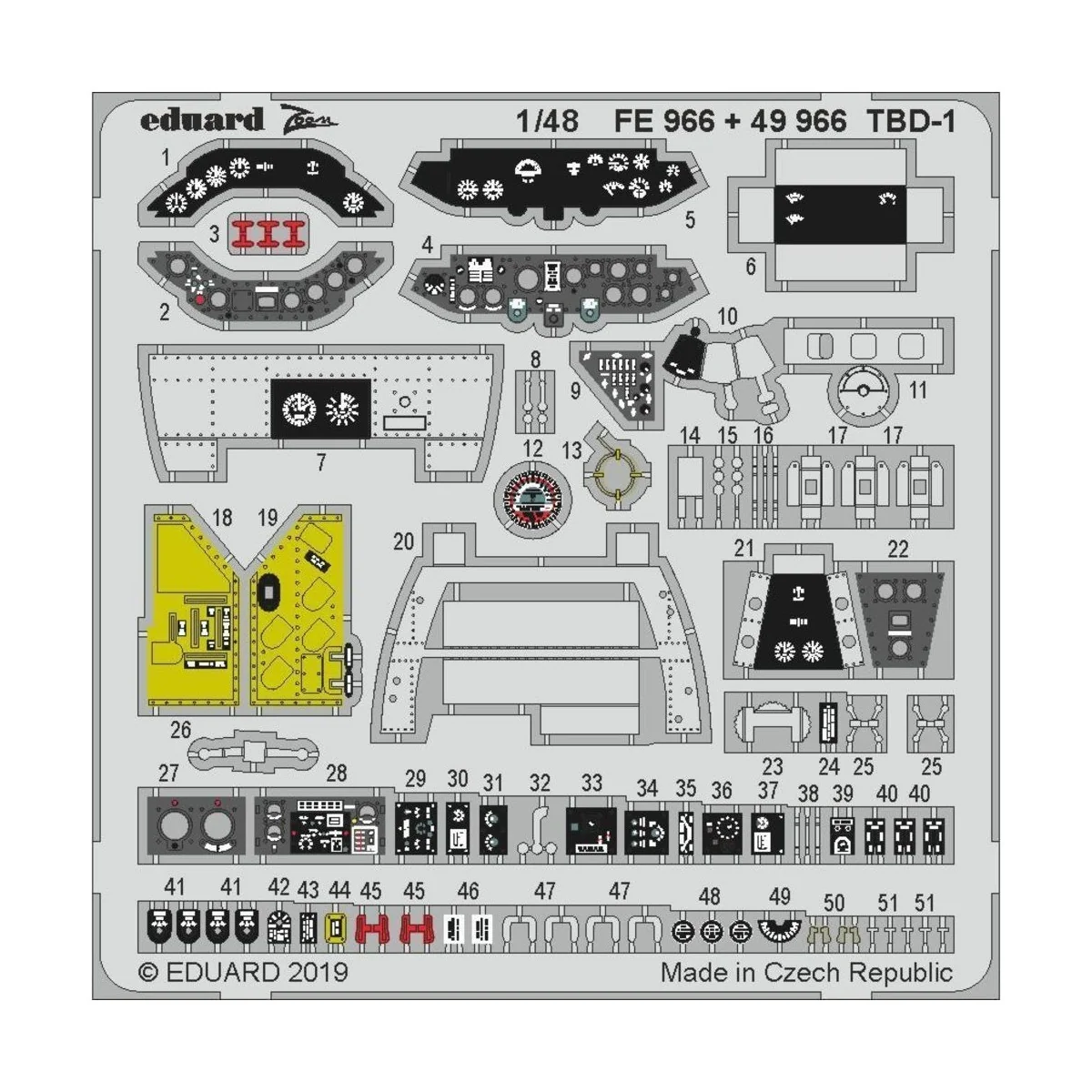 TBD-1 for Great Wall Hobby - Eduard Accessories FE966