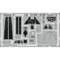 Hunter F.6 for Airfix, 1/48 - Eduard Accessories FE969