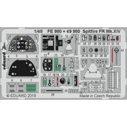 Spitfire FR Mk.XIV for Airfix - Eduard Accessories FE980
