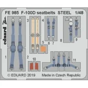 F-100D seatbelts STELL for Trumpeter, 1/48 - Eduard Accessories FE985