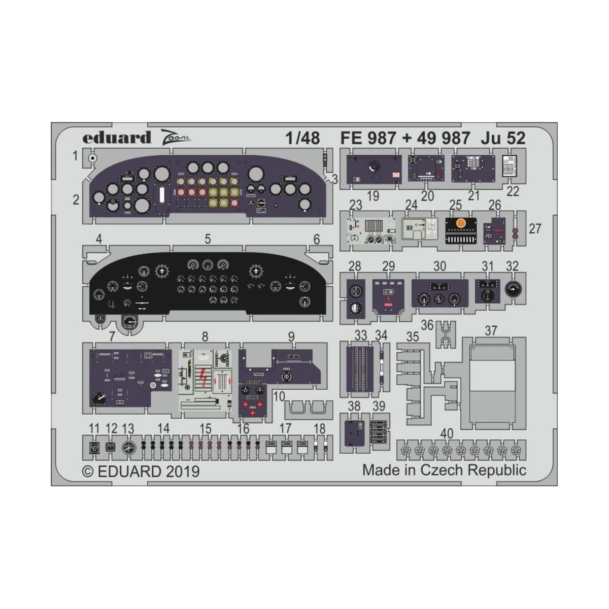 Ju 52 for Revell - Eduard Accessories FE987