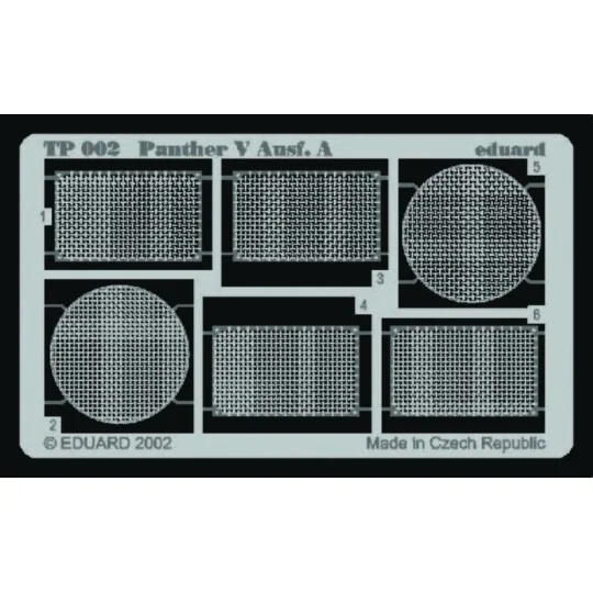 Panther V Ausf.A, 1/35 - Eduard Accessories TP002