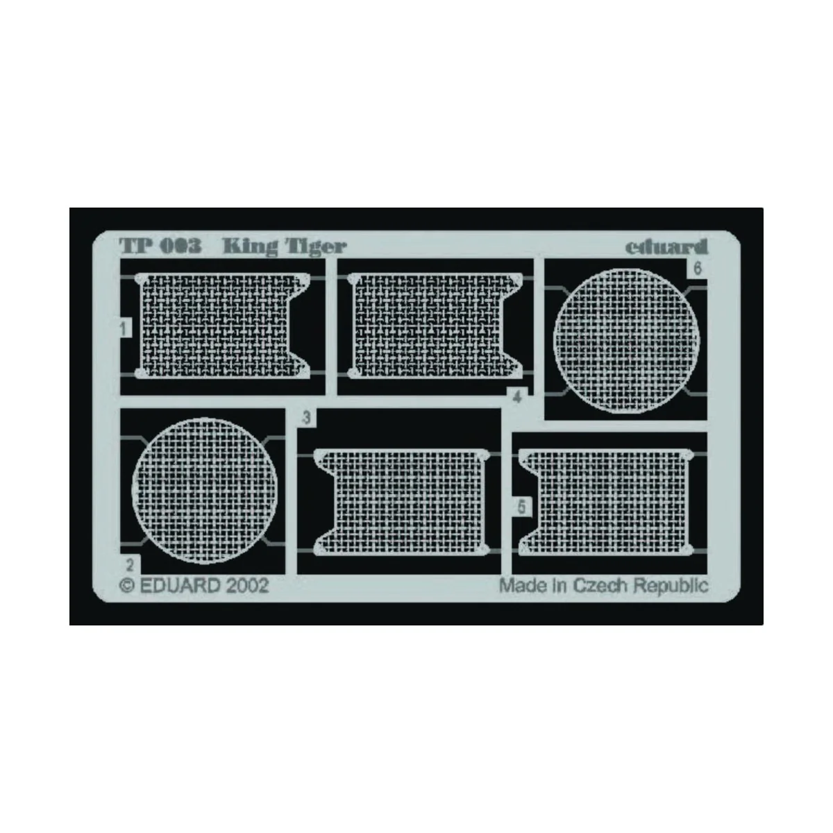 Fotoätzsatz für King Tiger von Tamiya - Eduard Accessories TP003