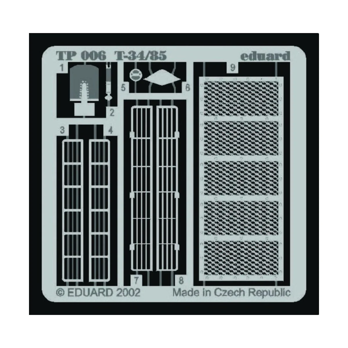 T-34/85, 1/35 - Eduard Accessories TP006 T-34/85, 1/35 - Eduard Accessories TP006