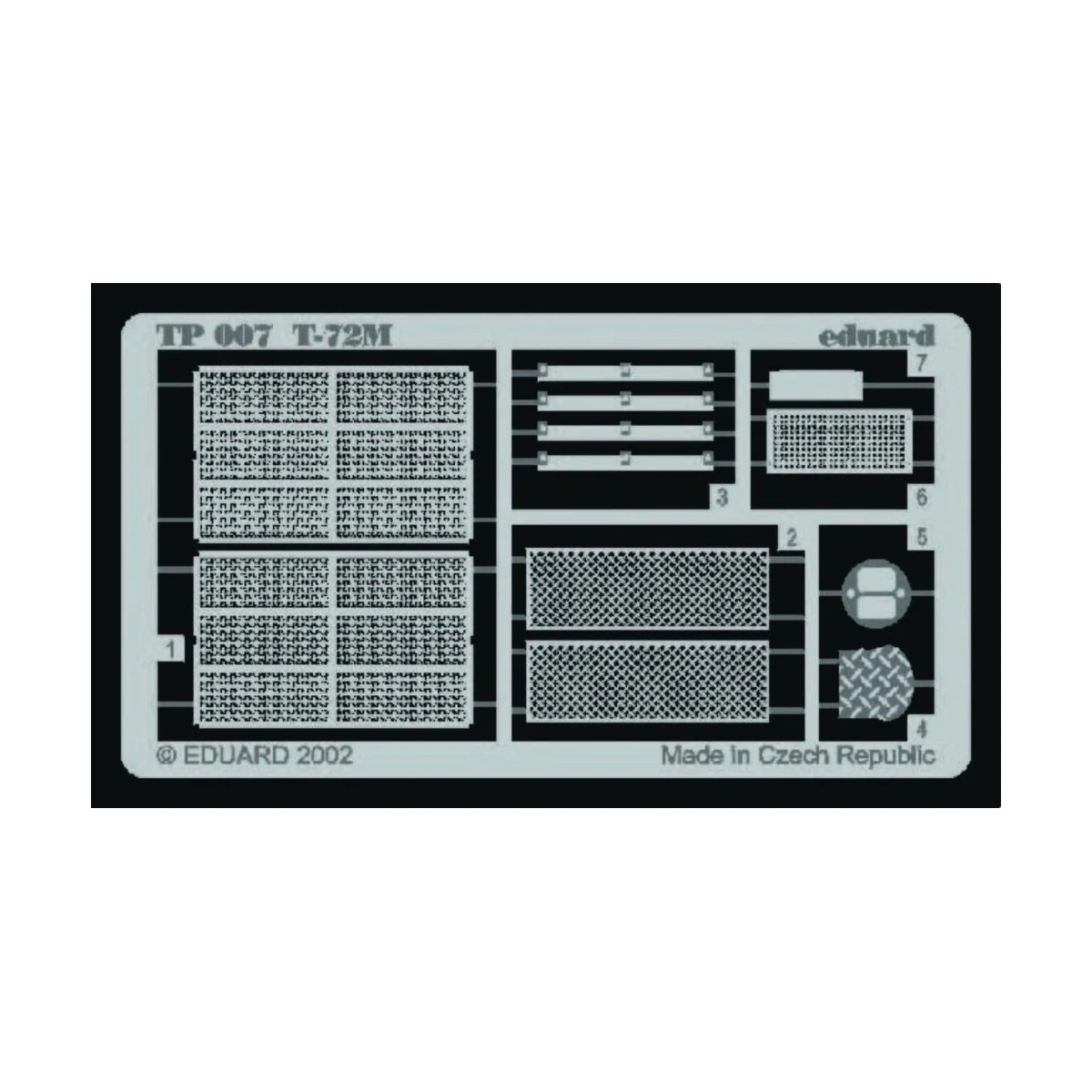 T-72M, 1/35 - Eduard Accessories TP007 T-72M, 1/35 - Eduard Accessories TP007
