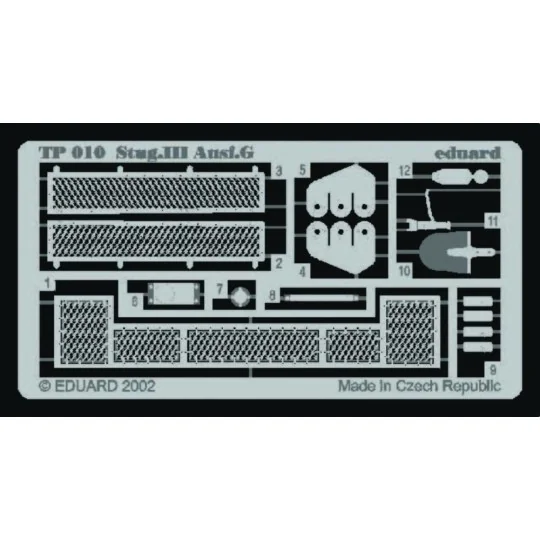 Stug.III Ausf. G, 1/35 - Eduard Accessories TP010