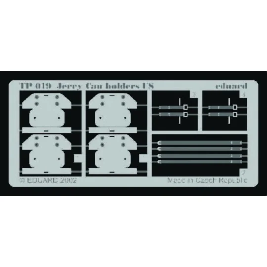 Jerry Can holders US, 1/35 - Eduard Accessories TP019