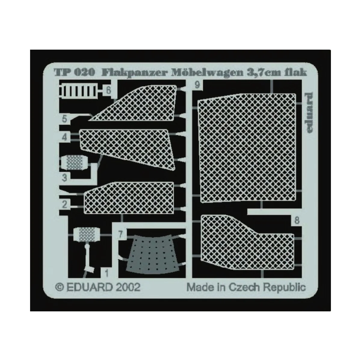 Flakpanzer Möbelwagen 3,7 cm Flak - Eduard Accessories TP020