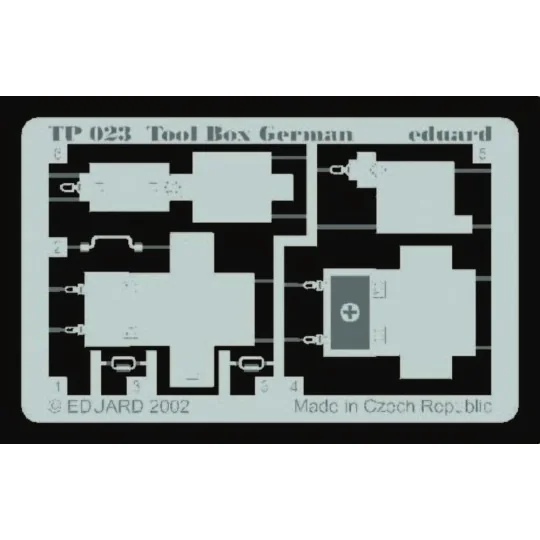 Tool Box German, 1/35 - Eduard Accessories TP023
