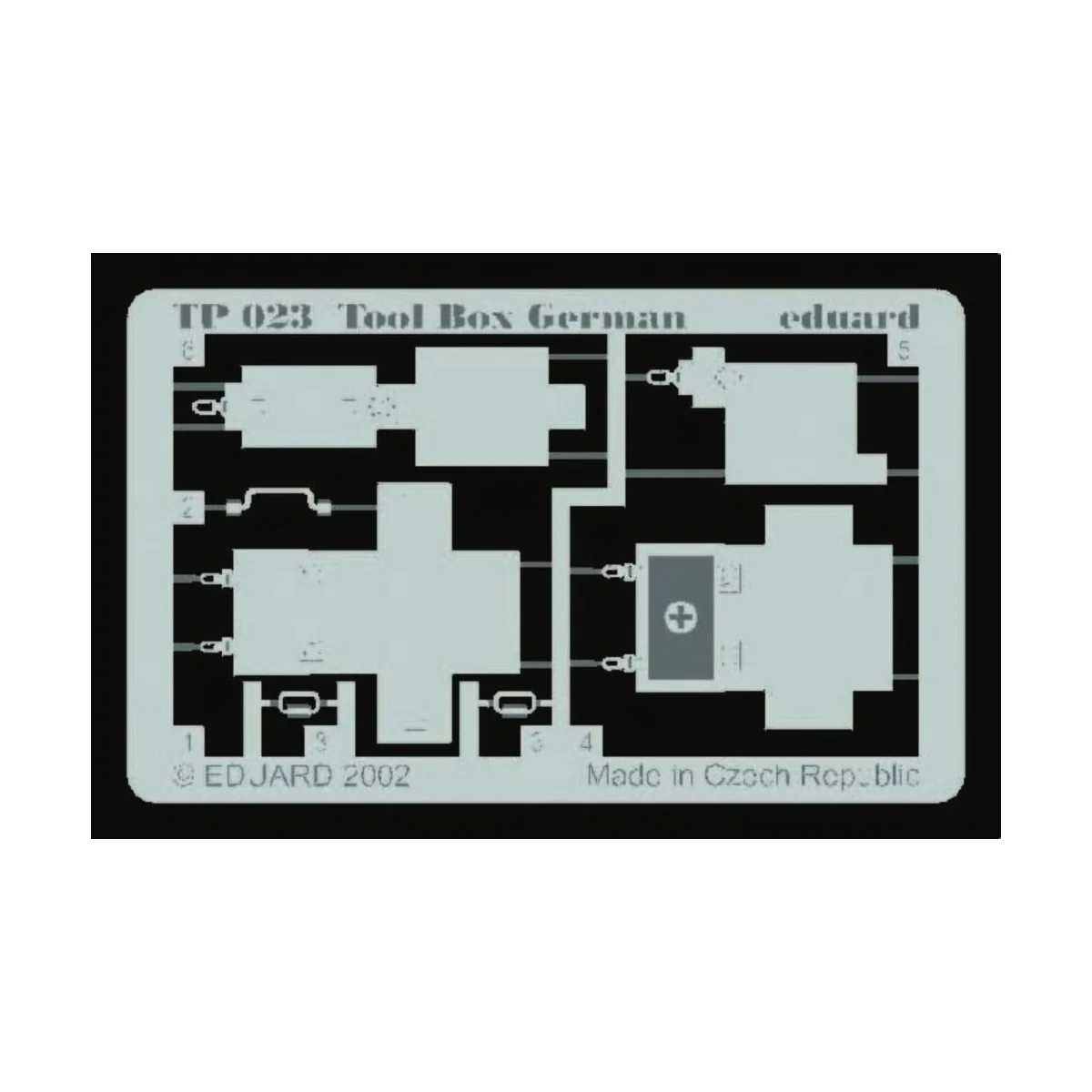 Tool Box German, 1/35 - Eduard Accessories TP023
